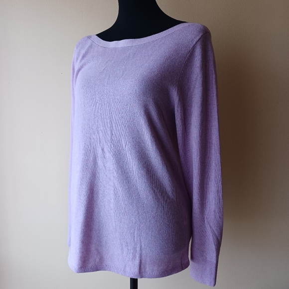 Banana Republic Fine Italian Yarn by Filpucci Tie Back Wool Cashmere Swe… - Picture 6 of 15